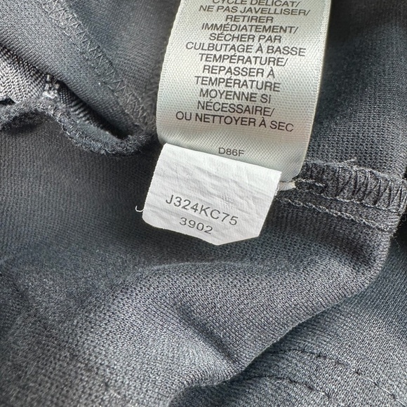 Dkny Jeans Straight Leg Pants Womens Size 12 Mid Rise Black Zipper Pockets - Picture 7 of 13